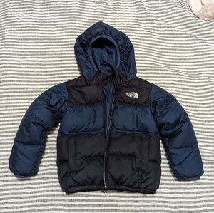 The North Face "Moondoggy" water repellent reversible down jacket
